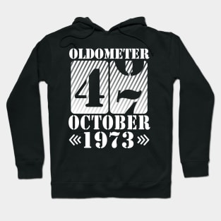 Happy Birthday To Me You Daddy Mommy Son Daughter Oldometer 47 Years Old Was Born In October 1973 Hoodie